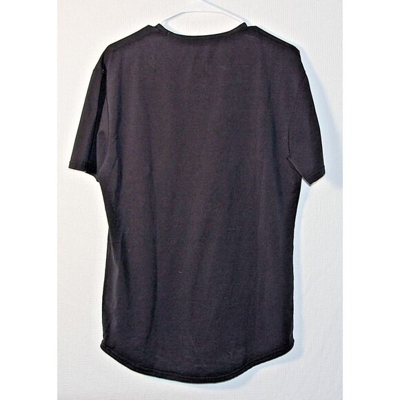 BYLT Premium Basics Lux Drop Cut Black Mens L Stretch Athleisure Active T-Shirt - Picture 4 of 5